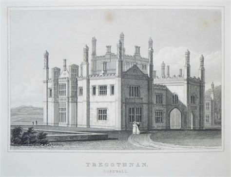 Antique Prints of Tregothnan House