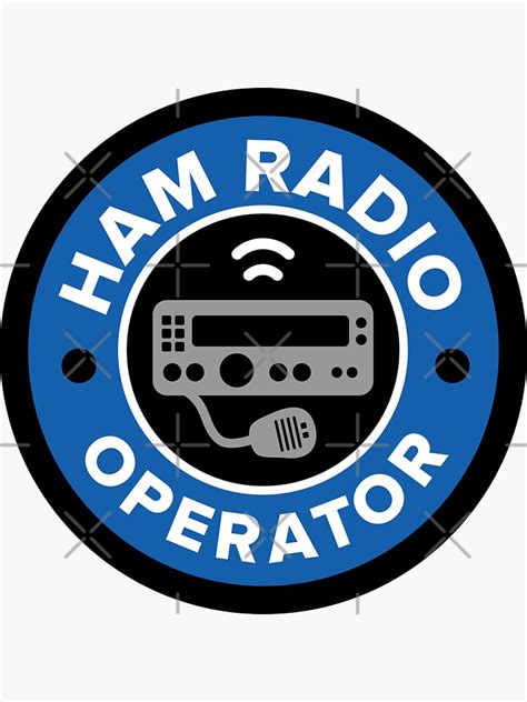 "Amateur Ham Radio Operator Decal" Sticker for Sale by RadioNetwork | Redbubble