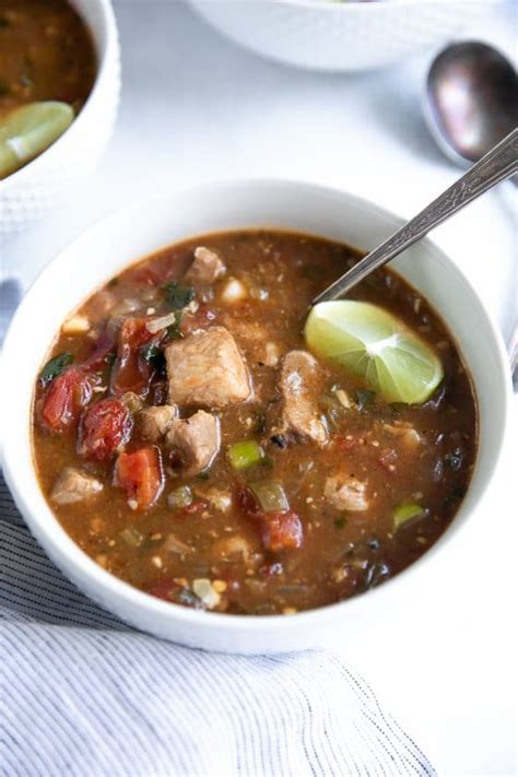 Instant Pot Pork Green Chili Stew - The Forked Spoon