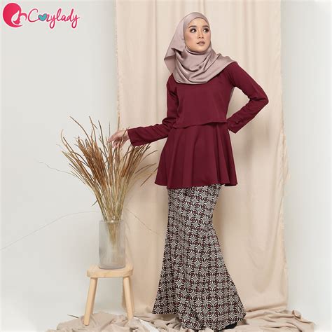 Batik Kurung – Maroon – Cozy Baby