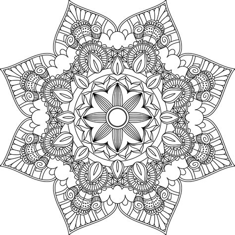 Mandala Coloring Pages Printable