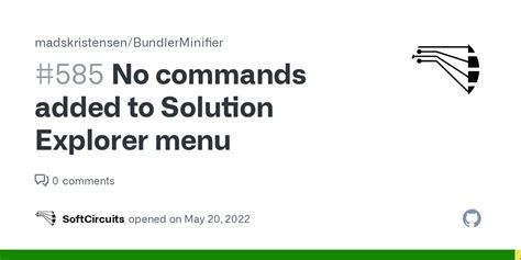 No commands added to Solution Explorer menu · Issue #585 · madskristensen/BundlerMinifier · GitHub