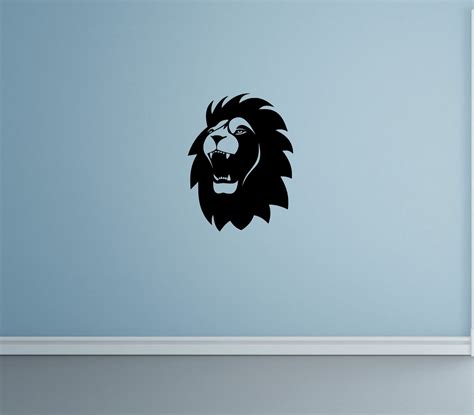 Roaring lion decal lion head decal | Etsy | Cat decal, Fall decal ...