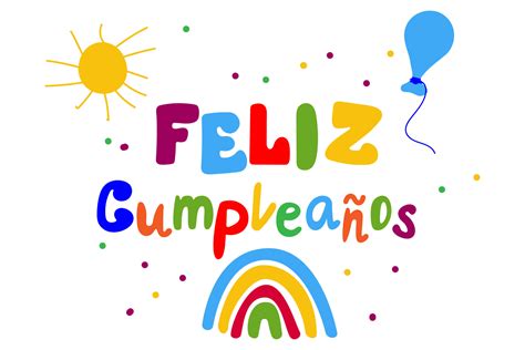 feliz cumpleanos traducido del español feliz cumpleaños hand lettering ...