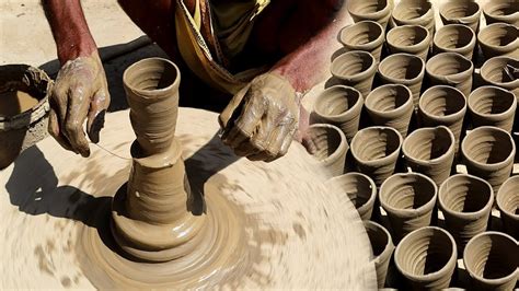 Kulhad: Making process | Clay Tea Cup | Mitti Cup | The Traditional Clay Cups - YouTube