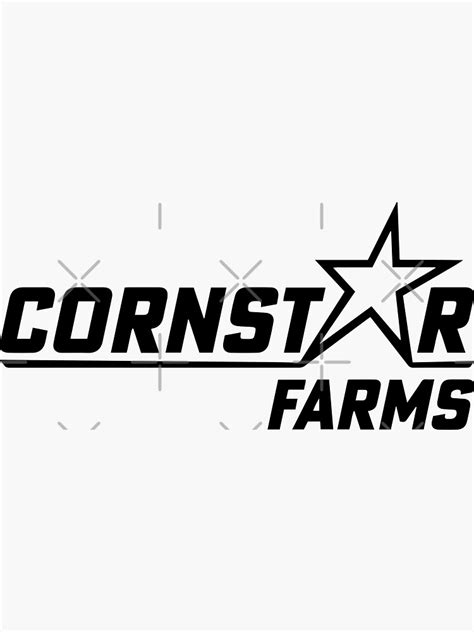 "Cole The Cornstar Cornstar Farms Logo, Merch, Trending Now" Sticker ...