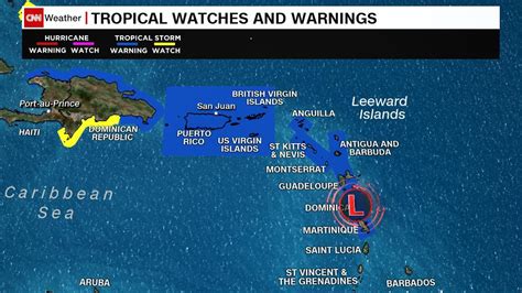 Weather forecast: Tropical storm warnings for parts of the Caribbean - CNN Video