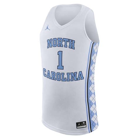 Nike North Carolina Tar Heels Replica Basketball Jersey - #1 - White