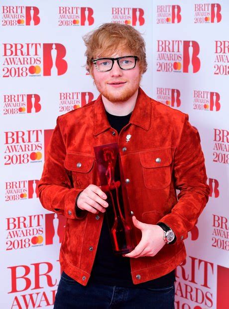 Ed Sheeran won the BRITs Global Success Award. - The BRIT Awards 2018: The Best... - Capital XTRA