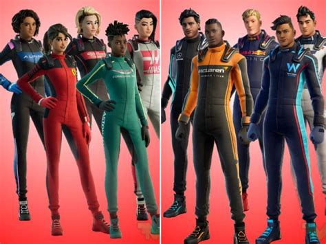 Fortnite joins hands with Formula 1 for an epic partnership and release racer-themed skins for ...