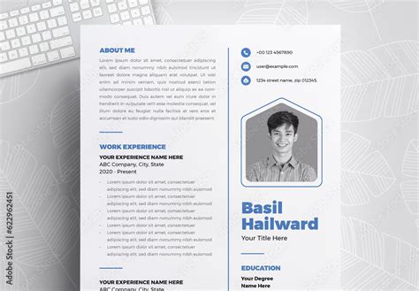 Professional Resume Stock Template | Adobe Stock