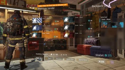 Backpack skin items · The Division Field Guide