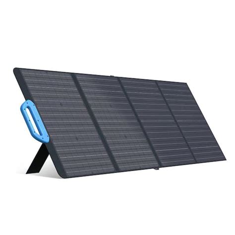 BLUETTI 120-Watt Outdoor Use Foldable Solar Panel with Adjustable ...