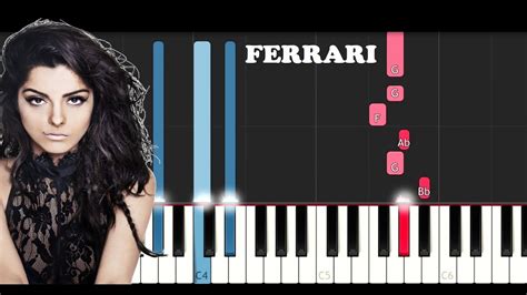 Bebe Rexha - Ferrari (Piano Tutorial) - YouTube