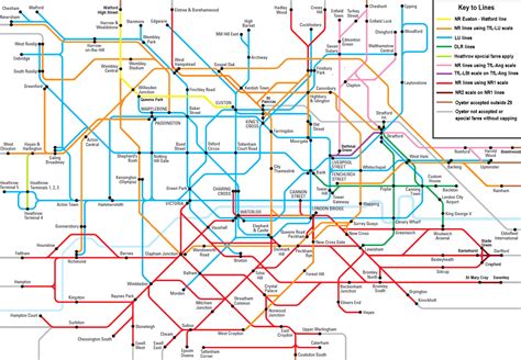 Oyster Card Zones 1 9 Map - Keith N Olivier