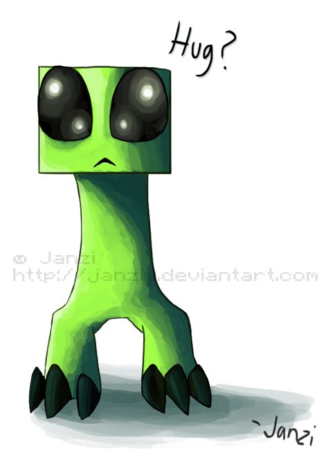 Cute Creeper by Janziu on DeviantArt