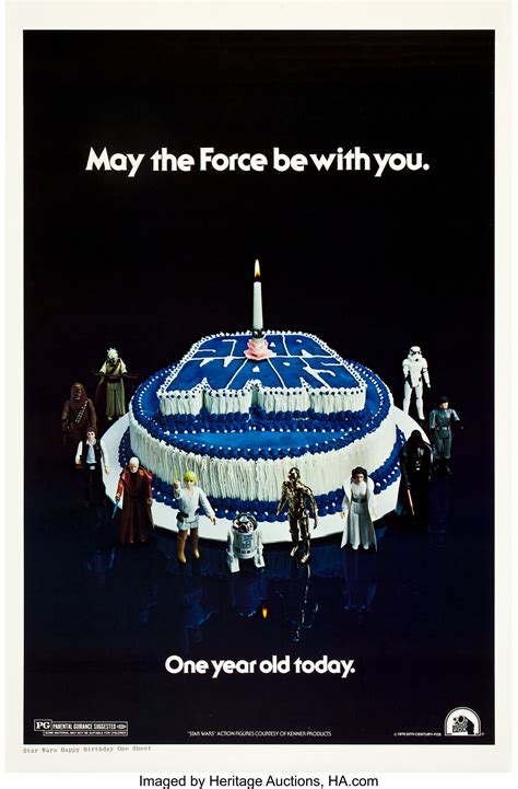 Star Wars (20th Century Fox, 1978). One Sheet (27" X 41") Birthday ...