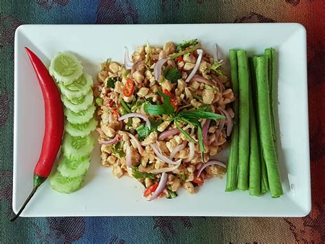 Spicy Thai Pork Salad - My Thai Cooking