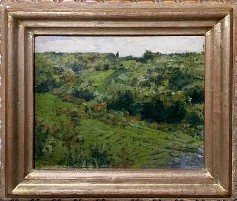 Henry Bayley Snell - Top of the Hill, American Impressionist Landscape ...