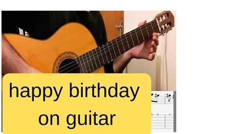 How To Play Happy Birthday On Guitar For Beginners(One String) - YouTube