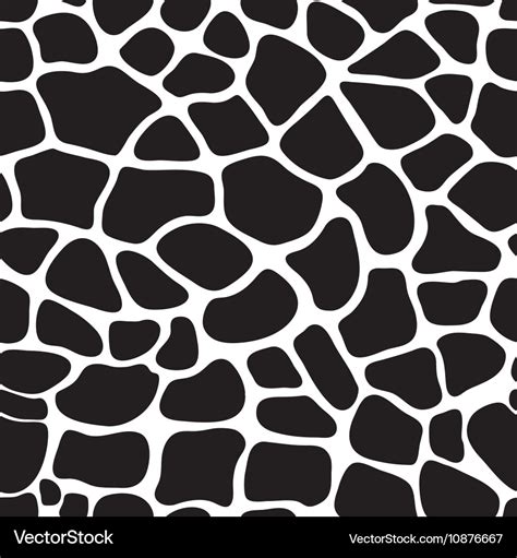 Giraffe skin seamless pattern print Royalty Free Vector