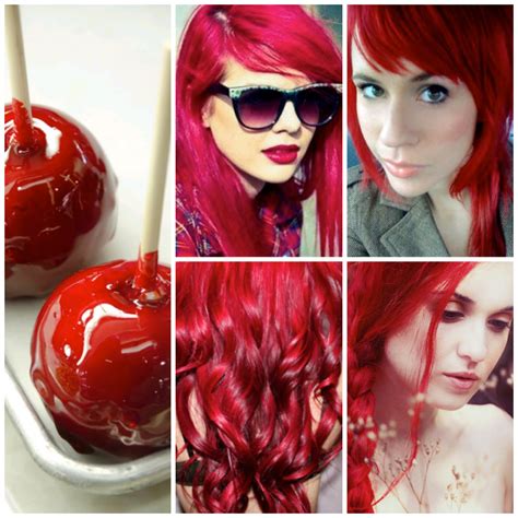 Hair Color How-To: Inspiration & Formulation For Candy Apple Red Ombre Bayalage, Auburn Red ...