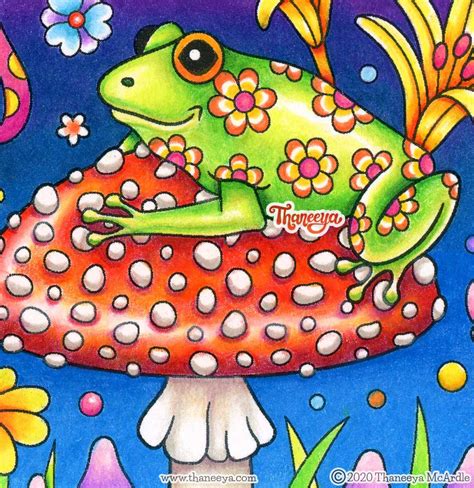 Frog coloring page from Thaneeya McArdle's Woodland Mandalas Coloring ...