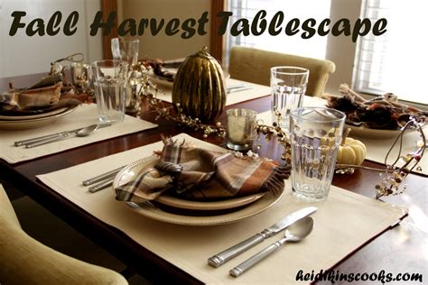 Setting a Simple Harvest Table | heidikins cooks