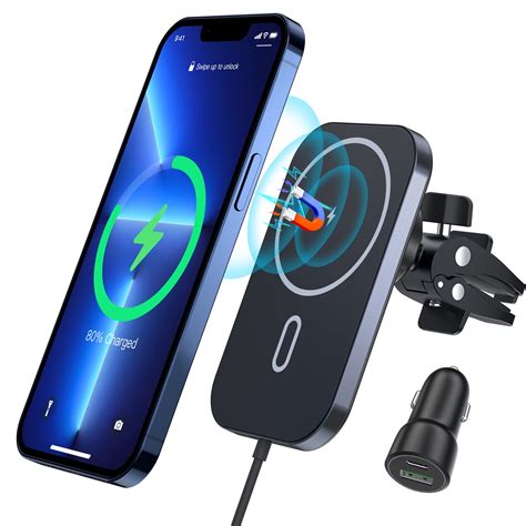 Introducir 40+ imagen magnetic qi car charger - Abzlocal.mx