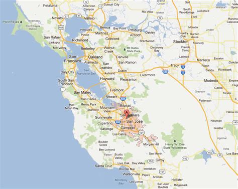 San Jose, California Map