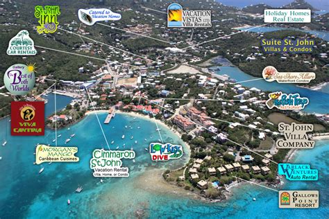 Cruz Bay, St. John, USVI | Aerial View