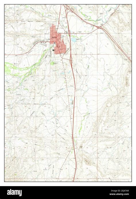 Buffalo, Wyoming, map 1970, 1:24000, United States of America by Timeless Maps, data U.S ...