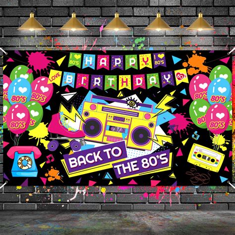 Ultimate guide to 80's decorations party ideas for a blast from the ...