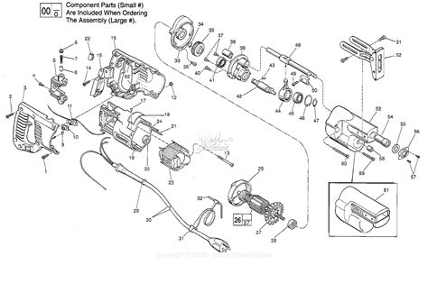 Milwaukee 6511 (Serial 460B) Milwaukee Sawzall Parts Parts Diagram for Parts List