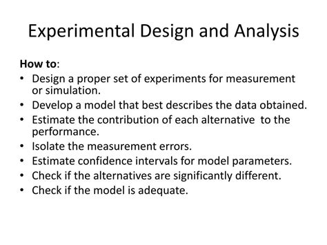 PPT - Introduction to Experimental Design PowerPoint Presentation, free download - ID:3162573