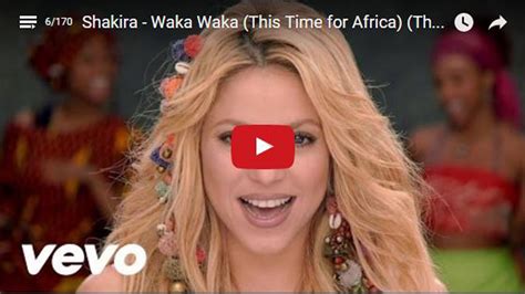 World Entertainment : Shakira - Waka Waka (The Official 2010 FIFA World ...