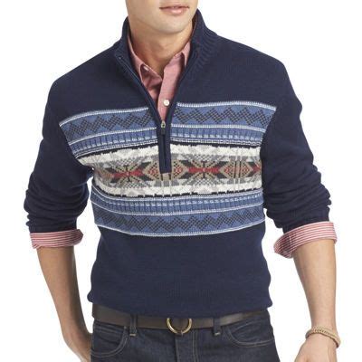 Men’s Sweaters & Cardigans - JCPenney Quarter Zip Sweater, Izod, Fair ...