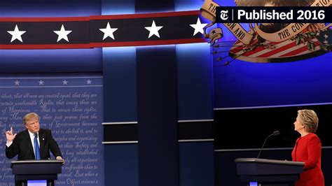 Did You Miss the Presidential Debate? Here Are the Highlights - The New York Times