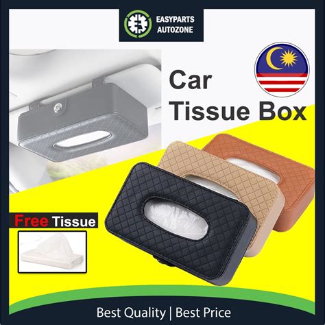 leather car tissue box holder - Easyparts Autozone Auto Parts Malaysia