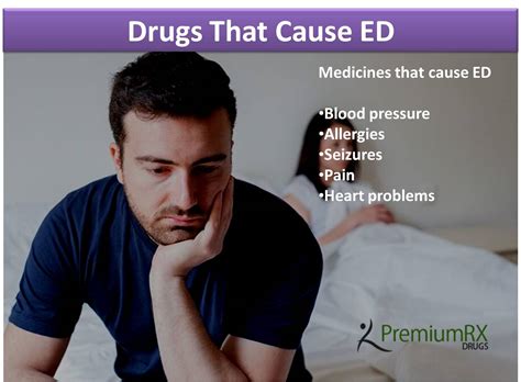 Drugs That Cause ED | PremiumRx- Online Pharmacy