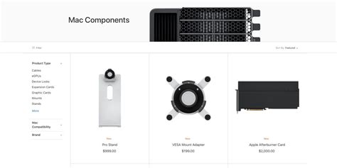 Mac Pro accessories: Details and pricing on storage and GPU modules ...