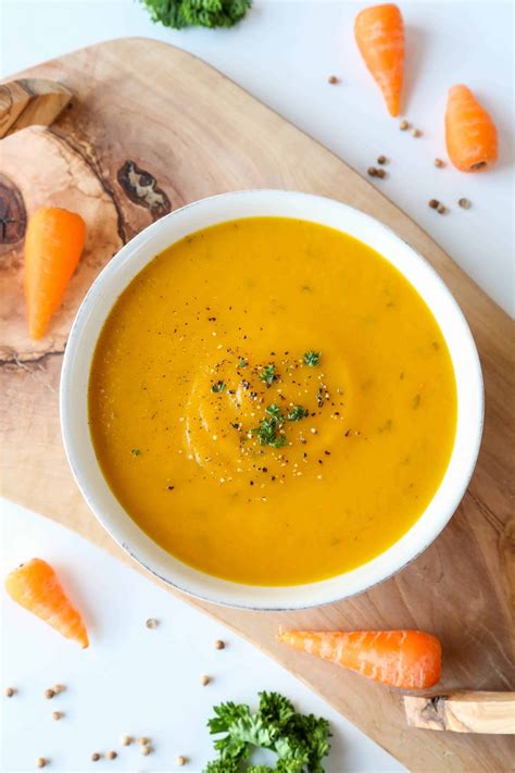 Quick and Easy Carrot and Coriander Soup