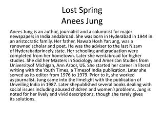 Lost spring | PPT