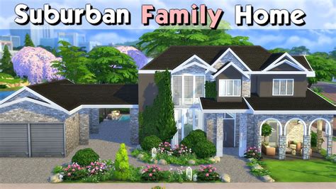 Sims 4 Suburban House CC