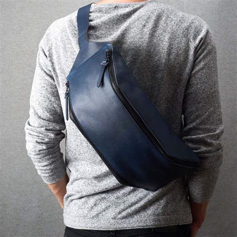 Fenek Handmade Personalized Leather Sling Backpack | Gadgetsin