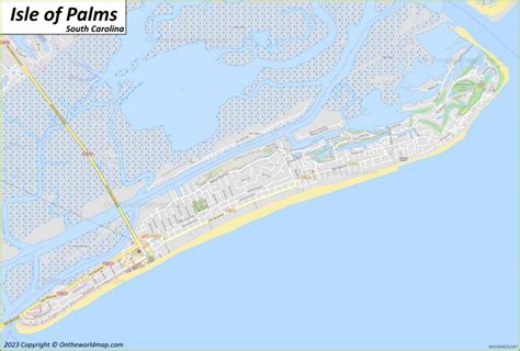 Isle of Palms Map | South Carolina, U.S. | Detailed Maps of Isle of Palms