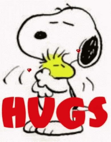 Snoopy Woodstock GIF – Snoopy Woodstock Hug Zzz – discover and share GIFs