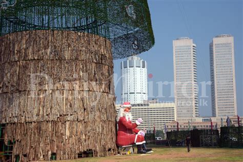 The world's tallest artificial Christmas tree - Caption Story | Daily Mirror