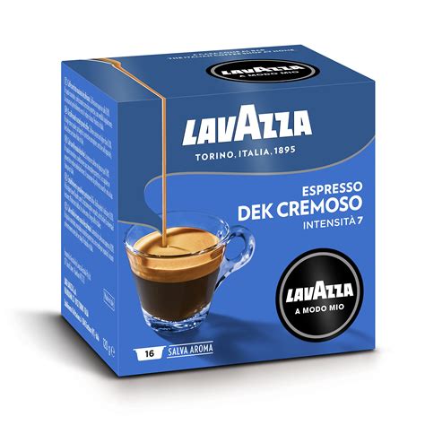 Lavazza A Modo Mio Coffee Pods Espresso Dek Cremoso, Decaf - 16 Pack of ...