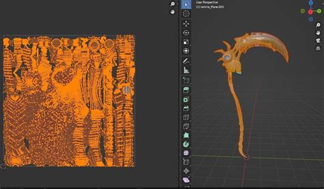 Scythe 3D model rigged | CGTrader